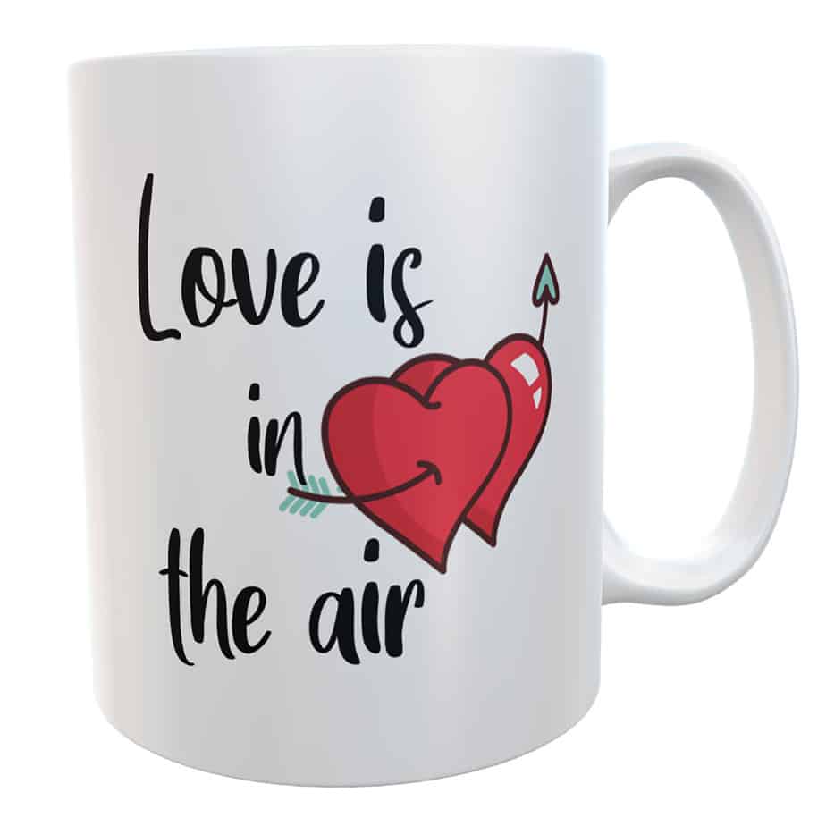 Love is in the Air – Valentines Mug